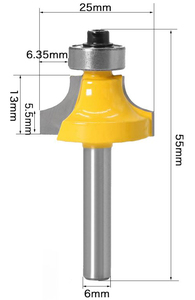 6mm <span class=keywords><strong>1</strong></span>/<span class=keywords><strong>4</strong></span> tige <span class=keywords><strong>de</strong></span> Carbure lame à bois <span class=keywords><strong>fraise</strong></span> <span class=keywords><strong>Rond</strong></span> Coin sculpture routeur bits pour meubles en bois outils <span class=keywords><strong>de</strong></span> coupe - Product Image 4