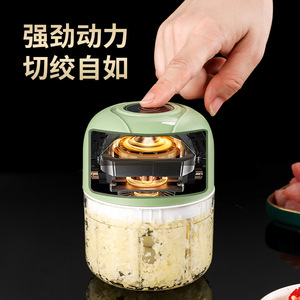 <b>Mini</b> Electric Food Processor Garlic <b>Grinder</b> Blender 5V Plastic Household Kitchen Multi Functional Baby Food Maker - Product Image 3