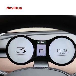 หน้าจอ IPS สำหรับรถยนต์ Tesla M3 Model 3 รุ่นขายดีของ Navihua จอ LCD แสดงผลบนแผงหน้าปัดรถยนต์ พร้อมมาตรวัดความเร็วแบบมัลติฟังก์ชั่น แสดงผลแบบเรียลไทม์ - Product Image 2