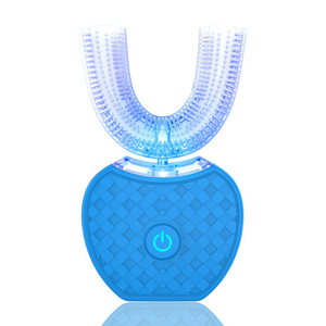 Spazzolino Elettrico Sonico Automatico Intelligente Carepik a Forma di U con 4 Modalità, Ricarica USB e Luce Blu Sbiancante - Product Image 4