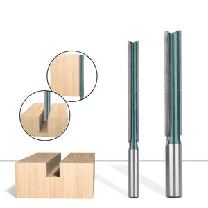 Mèches <span class=keywords><strong>de</strong></span> toupie à rallonge longue et droite, 1 pièce, 8, 12 tiges, fraiseuse CNC <span class=keywords><strong>pour</strong></span> couper les bords du bois - Product Image 1