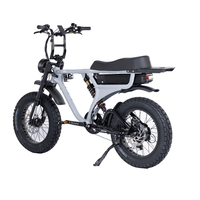 Vélo électrique sport à pneus super larges 1000W EMTB tout-terrain à suspension intégrale Enduro avec batterie au lithium et moteur à moyeu arrière