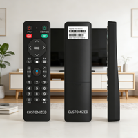 Télécommande universelle personnalisable à commande vocale adaptée aux boîtiers Smart TV