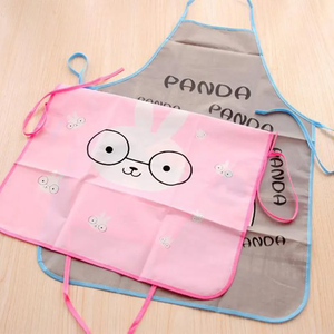 Delantal de Cocina Impermeable de Material EVA Transparente Personalizado, Delantal Infantil con Dibujos Animados de Conejitos, Delantales de Cocina para Mujer - Product Image 6
