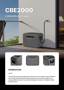 올인원 태양열 발코니 배터리 2kWh | 블루투스 + 스마트 앱 모니터링 시스템 - Product Image 5