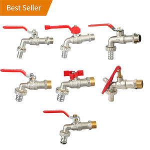 Ifan 1/2 "-3/4" treo tường Brass bibcock vườn Brass vòi nước ngoài trời Brass BIB Cock vòi nước - Product Image 3