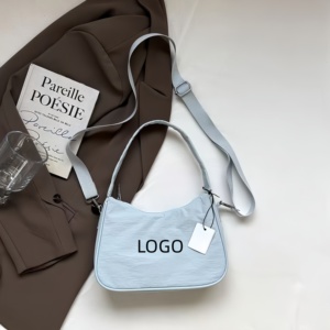 Nuova Borsa a Tracolla/Spalla AIL Personalizzata per Donne, Alla Moda, Leggera, Grande Capacità, in Nylon, con Cerniera, Due Cinghie, Resistente all'Acqua - Product Image 2