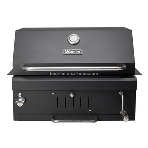 <span class=keywords><strong>Barbecue</strong></span> au charbon de bois encastrable en acier inoxydable noir, facile à nettoyer, pour jardin, <span class=keywords><strong>accessoire</strong></span> transfrontalier en promotion - Product Image 2