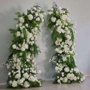 森林风格喇叭形花拱门，用于婚礼背景装饰和活动摄影，可使用人造花 - Product Image 5
