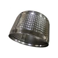Tambour de machine à laver industriel personnalisé modèle 1220, estampage de tôle, tolérance 0,01-0,05 mm, certifié ISO9001, découpe laser