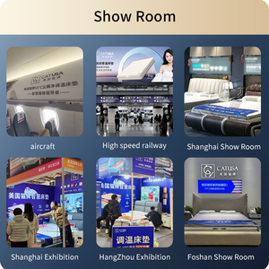 Catusa Ai Thông Minh Làm Mát Bộ Nhớ Nệm Có Thể Gập Lại Khung Giường Với Giảm Tiếng Ồn Thiết Kế Cho Khách Sạn Phòng Ngủ Khách - Product Image 2