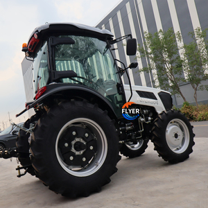 Couleur blanche Haute Qualité Chine Nouveau Tracteur Agricole à Roues 4x4 80HP avec Cabine AC à Vendre - Product Image 6
