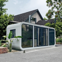Luxe Moderne 2 Chambres Structure en Acier Maison Préfabriquée Gris Camper Caravan