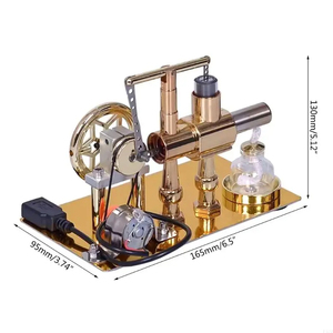 Air chaud monocylindre <span class=keywords><strong>Stirling</strong></span> <span class=keywords><strong>moteur</strong></span> générateur physique populaire Science Production Invention Collection jouet pour cadeau d'anniversaire - Product Image 6