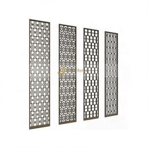 ANN3891 Divisores de Habitaciones Multifuncionales de Acero Inoxidable con Revestimiento Moderno, Duradero y Elegante, Estructura de Marco para Proyectos de Ingeniería - Product Image 1