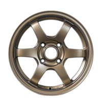 Jantes de rechange pour voitures particulières Flrocky TE37, vente chaude, fabrication par flow forming / 17*8 / 4*100 / 5*108
