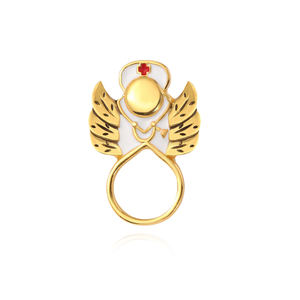 Broche de corazón dorado y plateado para mujer, joyería médica interna, médico, <span class=keywords><strong>cirujano</strong></span>, enfermera, joyería médica, broche con defectos del corazón, regalo - Product Image 2