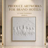 Peinture murale 3D personnalisée Serene : Sept chevaux blancs, lune, arbre, oiseaux – Art mural de luxe pour salle à manger d'hôtel, commande en gros