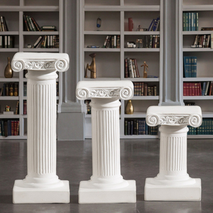 JY stile scandinavo in resina romana colonna ornamenti per foto oggetti di scena sfondo soggiorno decorazioni Desktop arredamento per la casa - Product Image 3