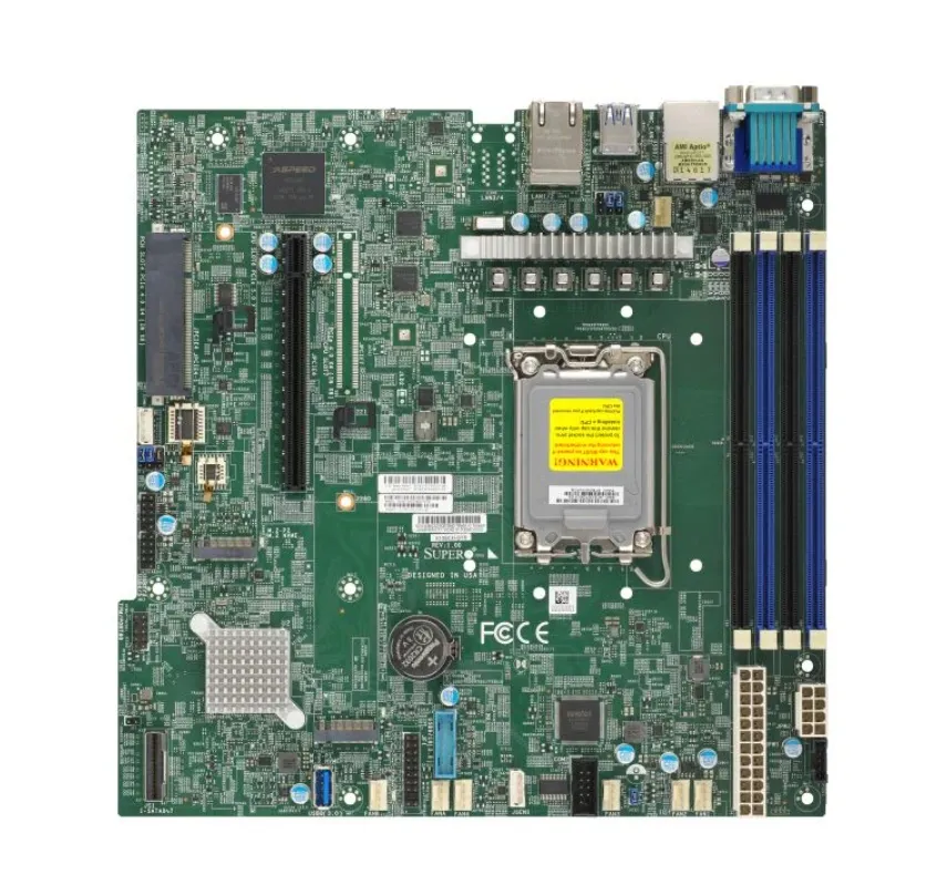 X13SCH-SYS Motherboard, MBD-X13SCH-SYS C266 LGA1700 Intel Xeon E-2400 SATA M.2 DDR5 IPMI