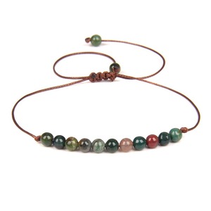 Vente chaude 4mm Pierre Perle Tissé <span class=keywords><strong>Bracelet</strong></span> 10 Pcs Wrap Pierre Perlé <span class=keywords><strong>Bracelet</strong></span> Simple Chandail Réglable Bracelets <span class=keywords><strong>Bijoux</strong></span> - Product Image 2
