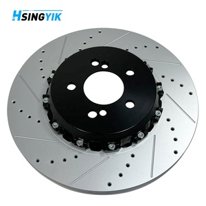 Disque de frein à rotor arrière Hsingyik en 2 pièces pour <span class=keywords><strong>BMW</strong></span> M2 M3 M4 F22 F30 F32 F33 F80 F82 F83 F87 34212284811 370X24MM - Product Image 1