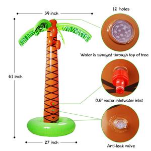 Inflatable Water <b>Spraying</b> <b>Coconut</b> Tree PVC Outdoor Lawn Water Play Toy For Kids Family Summer Fun - Product Image 5