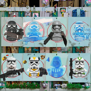 Pg8290 SW không gian chiến tranh Movie Mini con số REBEL lực lượng chỉ huy Đế Quốc stormtroopers xây dựng khối đồ chơi nhựa mô hình đồ chơi cho - Product Image 4