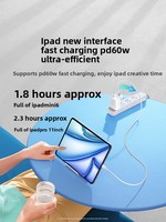 Cable de Carga Rápida USB-C a USB-C US264 para iPad, iPhone 15 Pro, 16, Portátil, Teléfono Móvil, con Cubierta de PVC, 60W PD, Compatible con CarPlay