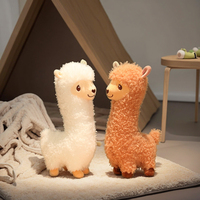 Peluches de Llama de Tamaño Pequeño, Alpaca Gigante de Peluche Suave, Juguetes de Peluche para Dormir, Almohada de Peluche de Alpaca