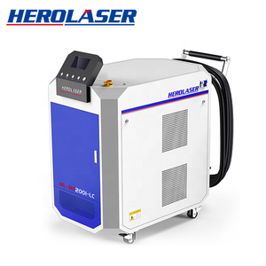 Machine de nettoyage au laser à fibre 2000W en continu 100W, état neuf, refroidissement par eau, pour acier inoxydable, aluminium, élimine l'huile, la rouille, la peinture - Product Image 2