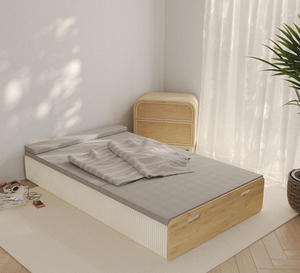 Nouveau <span class=keywords><strong>lit</strong></span> pliant en accordéon portable, canapé-<span class=keywords><strong>lit</strong></span> multifonctionnel 2 en 1 pour les petits espaces, utilisation domestique - Product Image 2