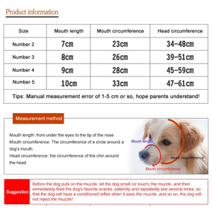Vente en gros de muselières pour chiens de plusieurs tailles muselières en silicone souple pour animaux de compagnie anti-aboiement de chiens anti-consommation muselières anti-bitines - Product Image 4
