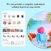 Diffuseur d'ambiance luxueux et écologique 50 ml, parfum frais aquatique naturel à l'aloe vera, longue durée, coffret cadeau élégant, vaporisateur