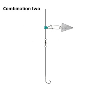 221 pièces/boîte Kit d'accessoires de pêche : Ensemble de plombs balle, plombs de leurre, hameçons crank, perles de retenue, agrafes à ressort, anneaux brisés - Product Image 3