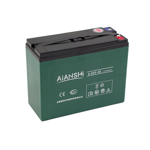 Batterie au plomb scellée sans entretien <span class=keywords><strong>12V</strong></span> 40AH VRLA pour chariot élévateur <span class=keywords><strong>électrique</strong></span>, AGV, nacelle élévatrice <span class=keywords><strong>à</strong></span> ciseaux AIANSHI, cycle profond <span class=keywords><strong>12V</strong></span> 40AH - Product Image 4