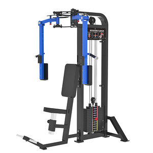 Máquina de Gimnasio Comercial Pin Loaded de Acero para Pectorales y Dorsales con Pila de Pesas de 70 kg para Entrenamiento de Espalda, Brazos y Pecho - Product Image 3