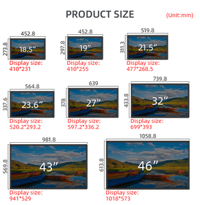 Độ phân giải cao siêu mỏng trong suốt màn hình cảm ứng Android Wall Mount kỹ thuật số biển quảng cáo hiển thị - Product Image 5