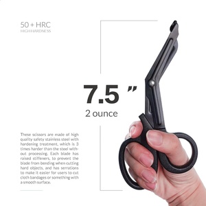 Stainless Steel Manual Doctor-Used Lister Bandage Scissors <strong>Basis</strong> <strong>Surgical</strong> <strong>Instruments</strong> Medical Orthopedic <strong>Surgical</strong> Use 19cm Long - Product Image 3