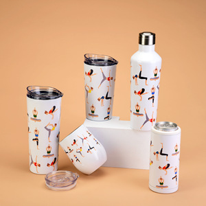 Nouvelle <span class=keywords><strong>Tasse</strong></span> <span class=keywords><strong>Isotherme</strong></span> à Thème Yoga 2026 pour Femmes – Gourde Sportive Portable Coque d'Œuf - Product Image 3