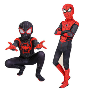 Disfraz de Spider-Man para Niños, Estilo Miles Morales, Traje de Cosplay para Halloween, Ropa para Actuaciones Infantiles, Primavera 2025 - Product Image 1