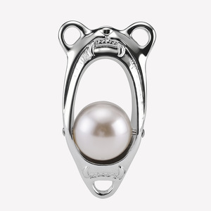 Imbracatura Bondage regolabile con spina anale in metallo e decorazione di perle Fetish <span class=keywords><strong>BDSM</strong></span> mutandine con cinturino - Product Image 2