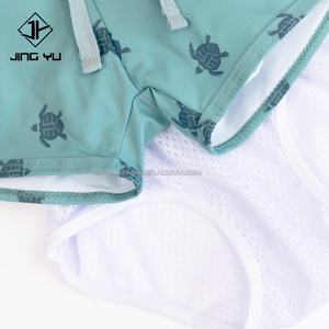 Trajes de Baño para Niños Estilo Occidental con Estampado Personalizado, Secado Rápido, Cintura Alta, Shorts de Playa para Niños - Product Image 2