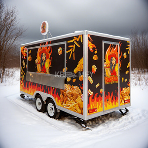 2025 Long Nice Quality Mirror Stainless Steel Truck DOT <b>Mobile</b> Food Trailer with Full <b>Kitchen</b> - Product Image 1