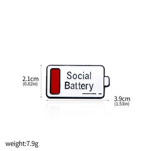 WOWEI My Social Power llavero creativo Gestión <span class=keywords><strong>de</strong></span> emociones broche luz Metal giratorio insignia expresando <span class=keywords><strong>sentimiento</strong></span> - Product Image 6