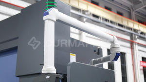 Gesynchroniseerde Durmapress Handleiding E21 80T 2500Mm 2 + 1 Met Nc Rempersmachine Voor 4Mm Zacht Stalen Plaatstaal - Product Image 5