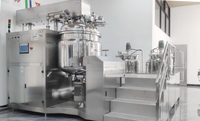 Émulsifiant d'homogénéisation sous vide automatique/émulsifiant de gel de gâteau faisant la machine/équipement de machines chimiques