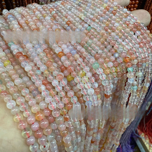 Perline rotonde piccole in agata naturale Jiny da 2 mm, accessori semilavorati, braccialetti fai da te, collane, <span class=keywords><strong>gioielli</strong></span>. - Product Image 3