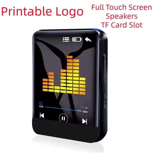 Factory 1.8 Inch Full Touch Screen BT HiFi Lossless Sound Mini MP3 Player Student Portable Music Player Noise Reduction