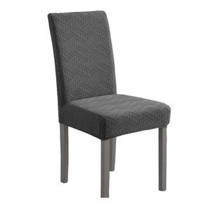 Housse de chaise jacquard pour mariage, 2 pièces, élastique en spandex, demi-housse de siège de chaise de salle à manger pour banquet - Product Image 1
